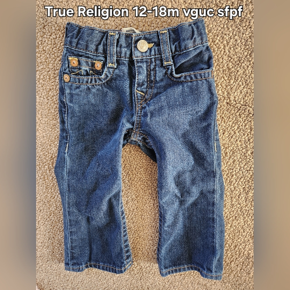 True Religion Kids Dark Blue Denim Jeans
